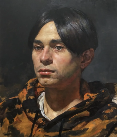 杰弗里·里普尔是一位美国艺术家，主要以静物画闻名。他的作品以细腻的笔触和对光影的独特处理而著称，常表现出强烈的视觉冲击力和和谐的美感。里普尔的绘画风格粗犷中透着细腻，作品中蕴含着一种不可言说的美感。