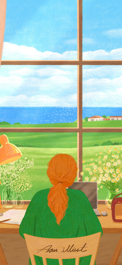 清新治愈插画
插画师：aan illust