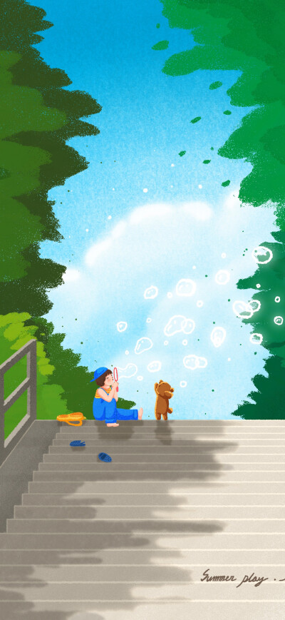 清新治愈插画
插画师：aan illust