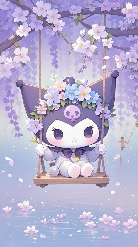 sanrio 卡通 壁纸 萌图 kuromi