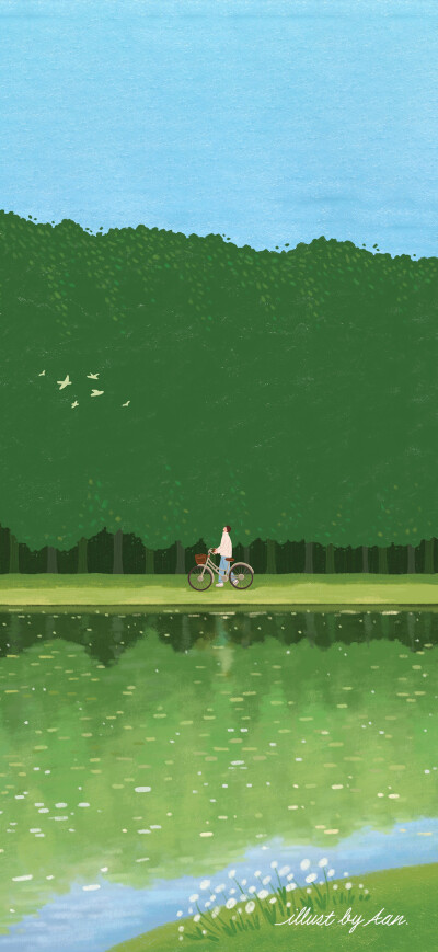 清新治愈插画
插画师：aan illust
