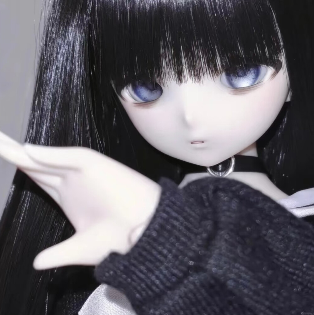 黑白bjd娃娃