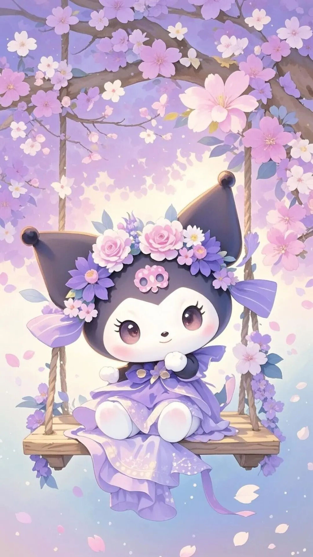 sanrio 卡通 壁纸 萌图 kuromi