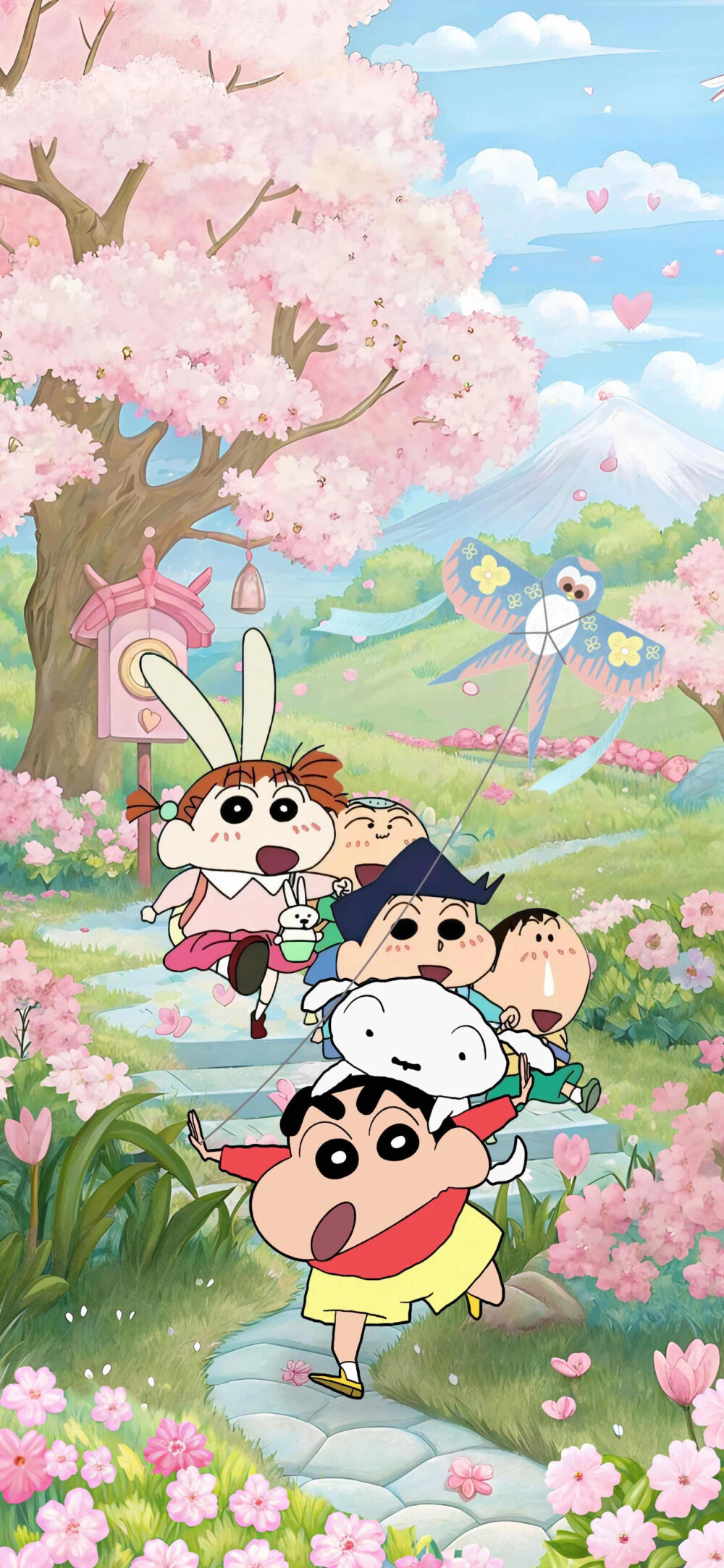 蜡笔小新-春天就该出去玩
手机壁纸，电脑壁纸