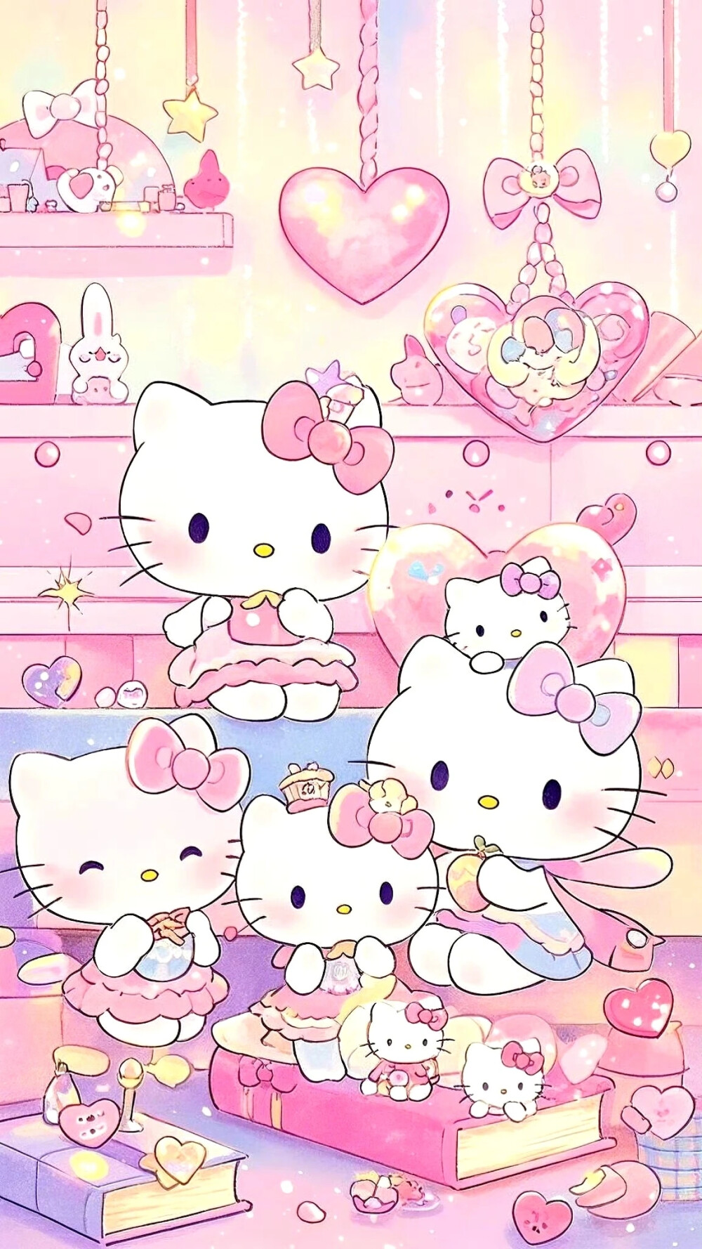 KT猫 卡通 壁纸 萌图