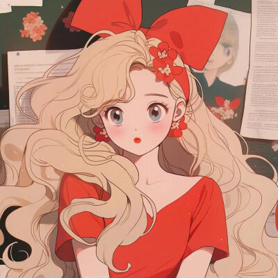 卡通女头