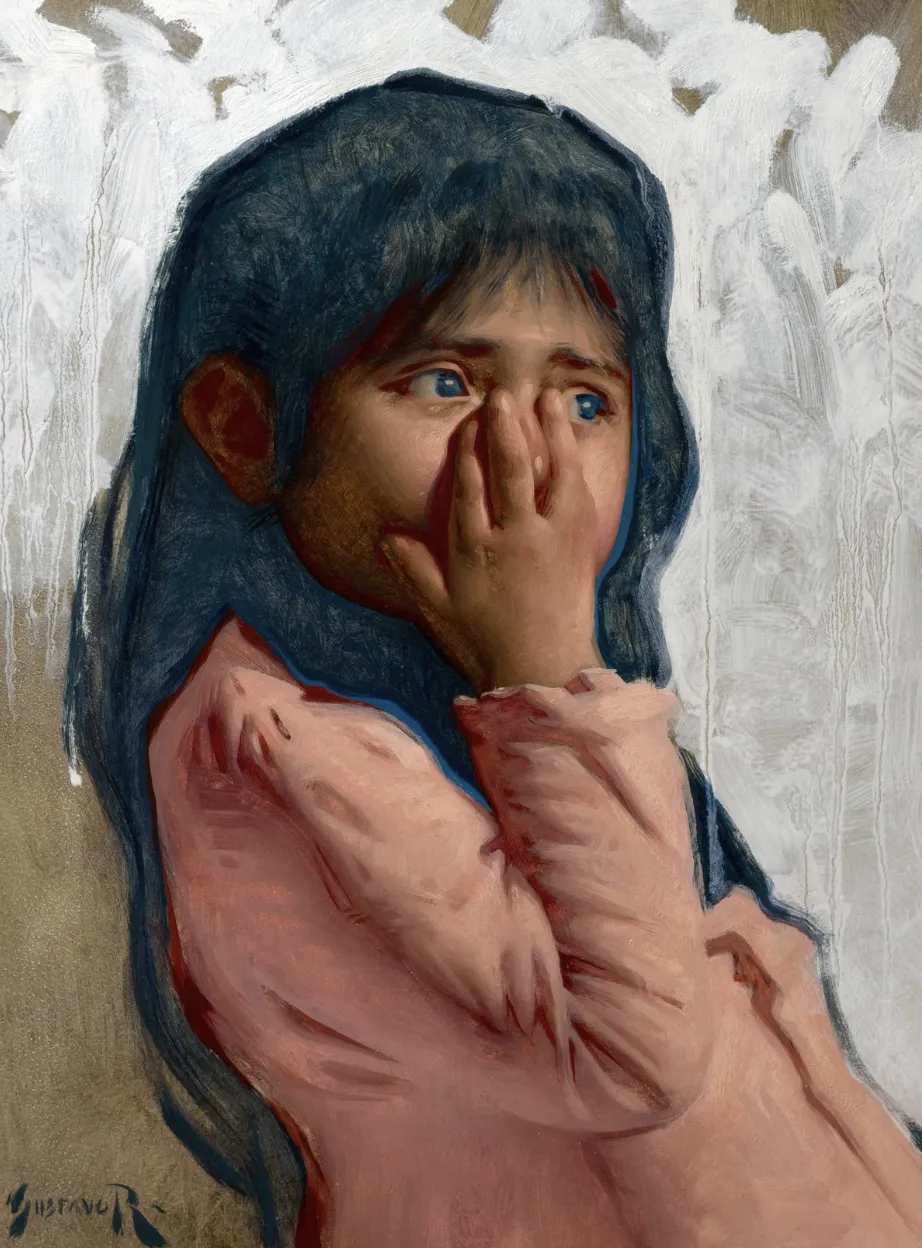 古斯塔沃·拉莫斯是一位巴西当代画家，他在行业中迅速崭露头角，以其对人物微妙肢体语言的敏锐捕捉和细腻描绘而著称。