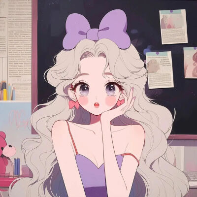卡通女头