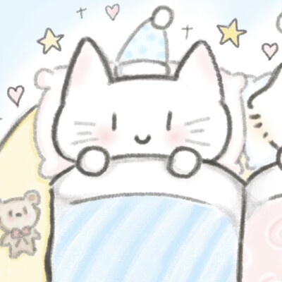 小猫情侣闺蜜头像/图源小红书@小白合
