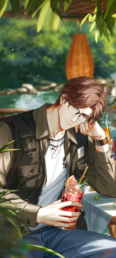 光与夜之恋陆沉手机壁纸