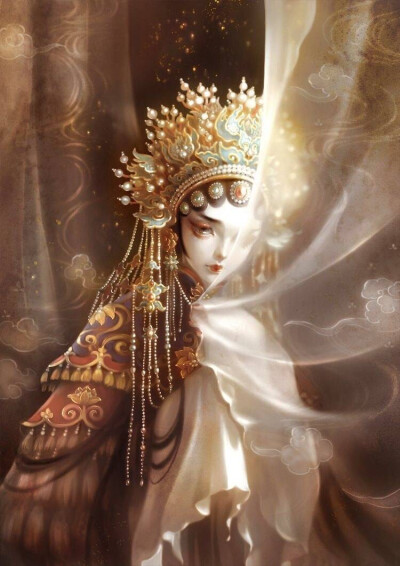 唯美壁纸 插画