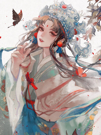 唯美壁纸 插画