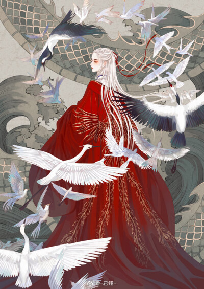 唯美壁纸 插画