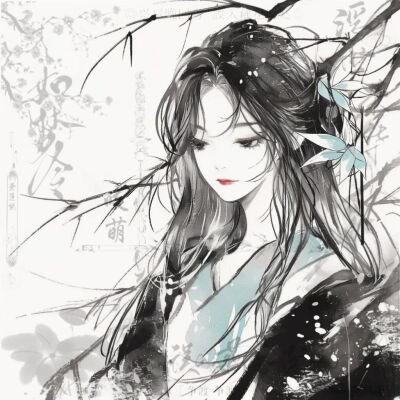 古风头像｜水墨风（女 
