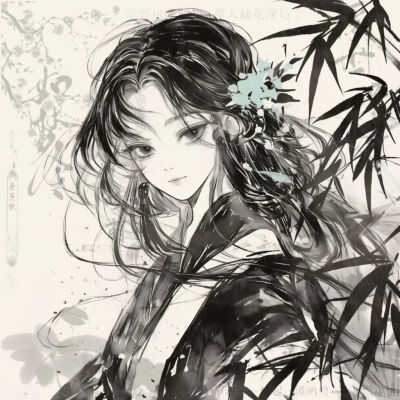 古风头像｜水墨风（女 