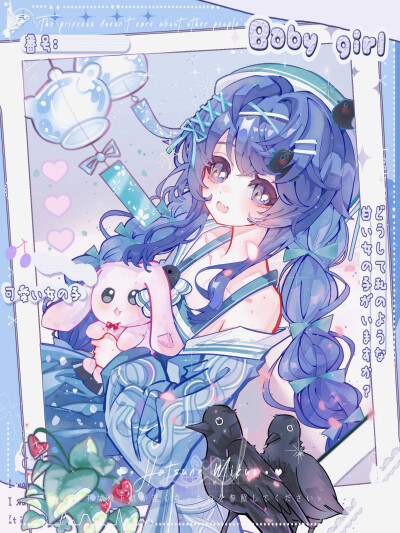 一只蓝莓小蛋糕！