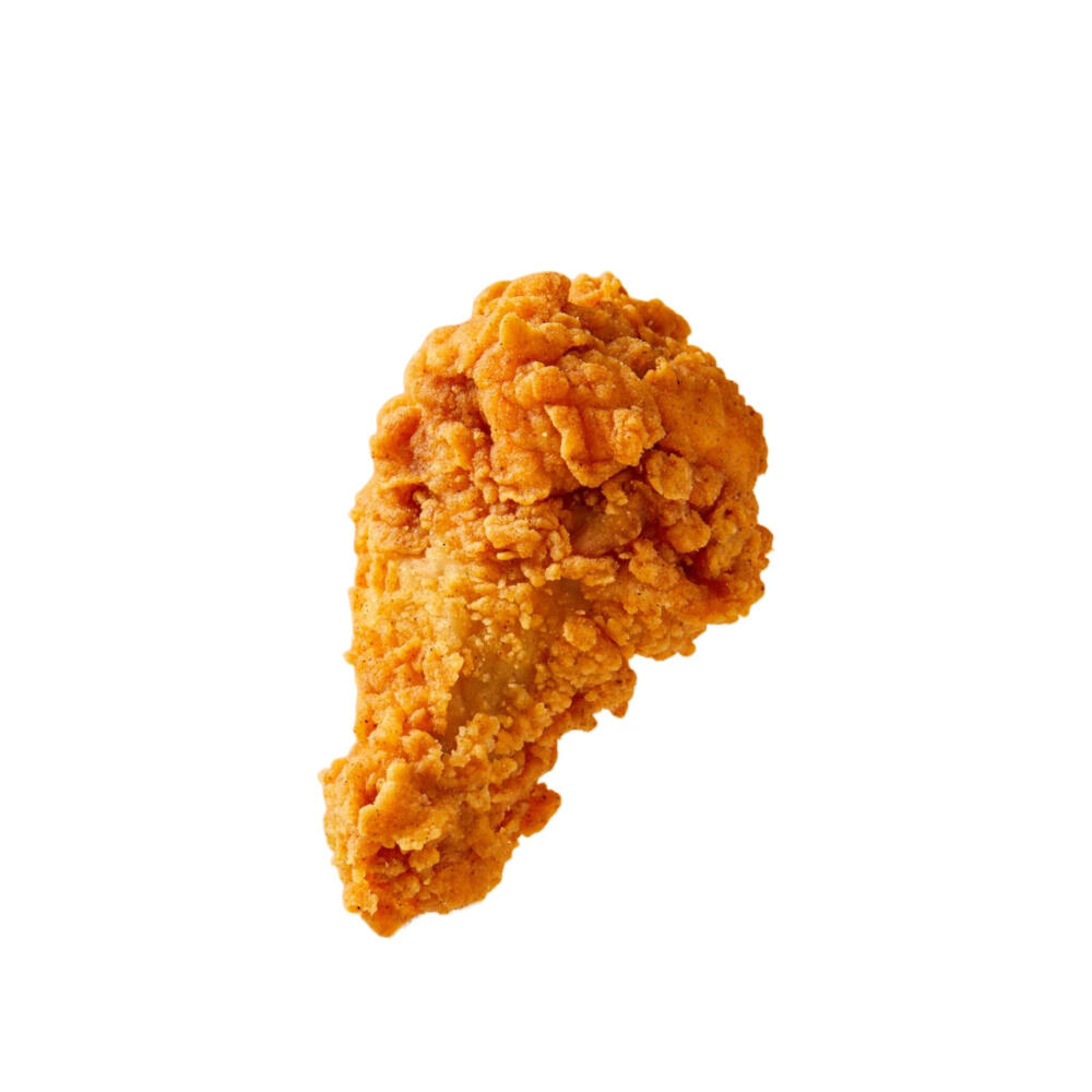 美食炸鸡白底头像