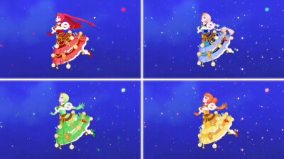 一条寺樱、二阶堂珠姬、三叶爱莉、四之宫凛凛