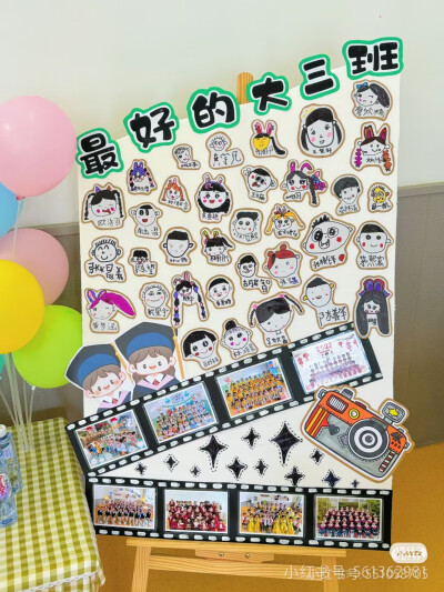 毕业展板