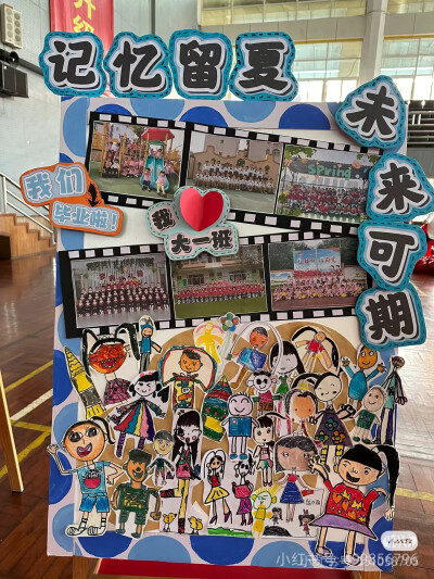 毕业展板
