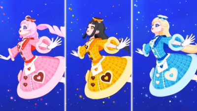 青空日丽、星川满月、（谜之少女）铃风䌷