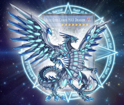 网友自制，仪式召唤，青眼混沌极龙。(侵权删)