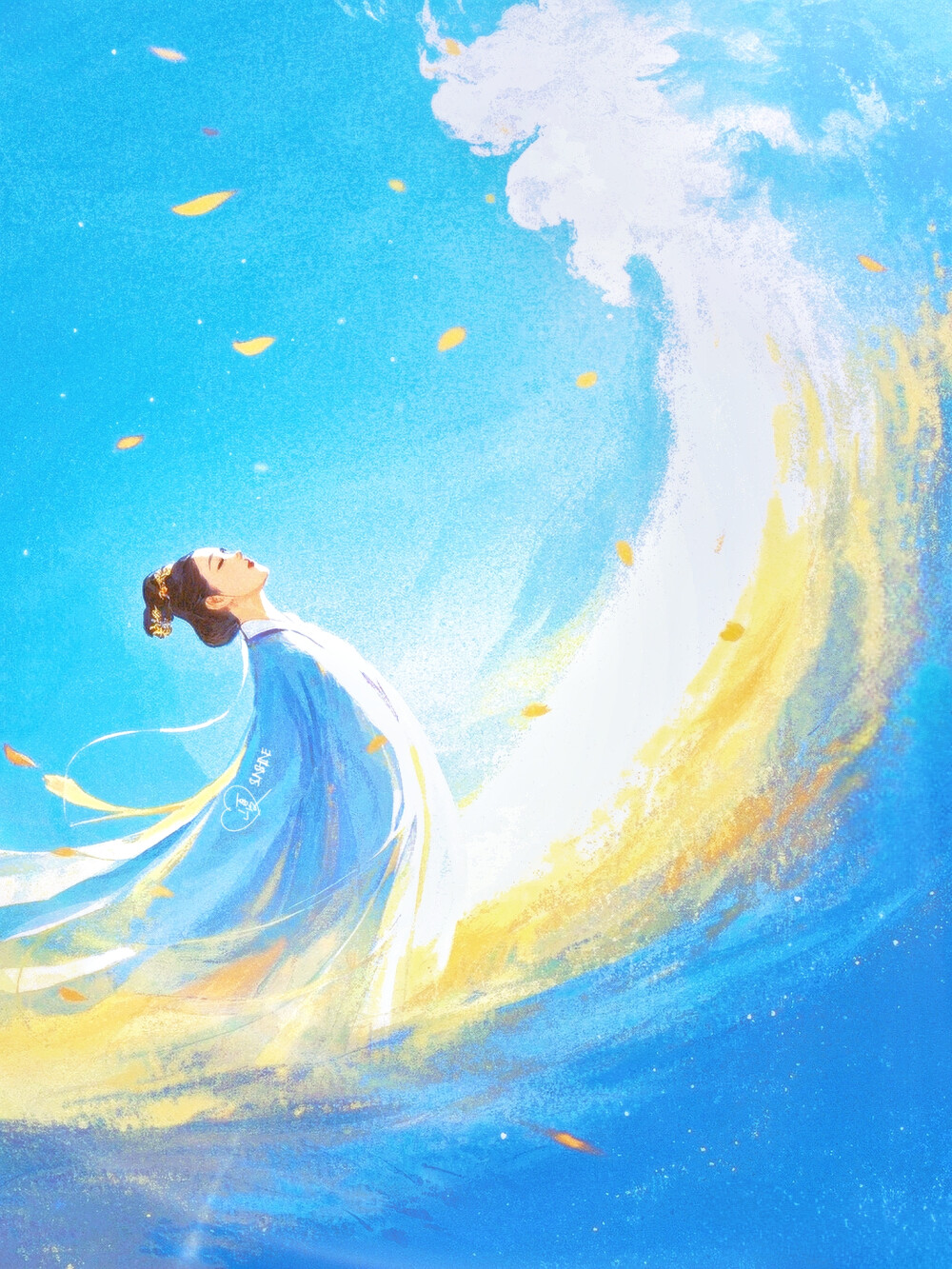 你瞧，月亮注定是要西沉的