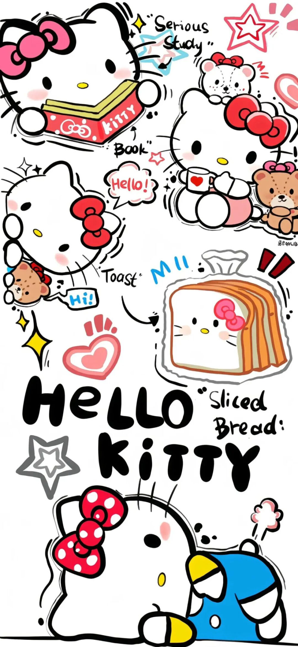 KT猫 卡通 壁纸 萌图