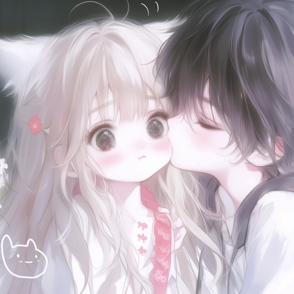 情侣头像分享
图源：Ai绘图