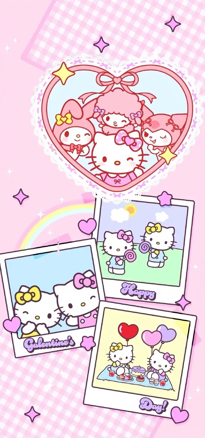 KT猫 卡通 壁纸 萌图