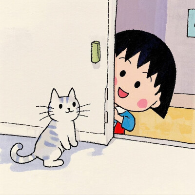 头像/背景图｜躲猫猫 | 樱桃小丸子
