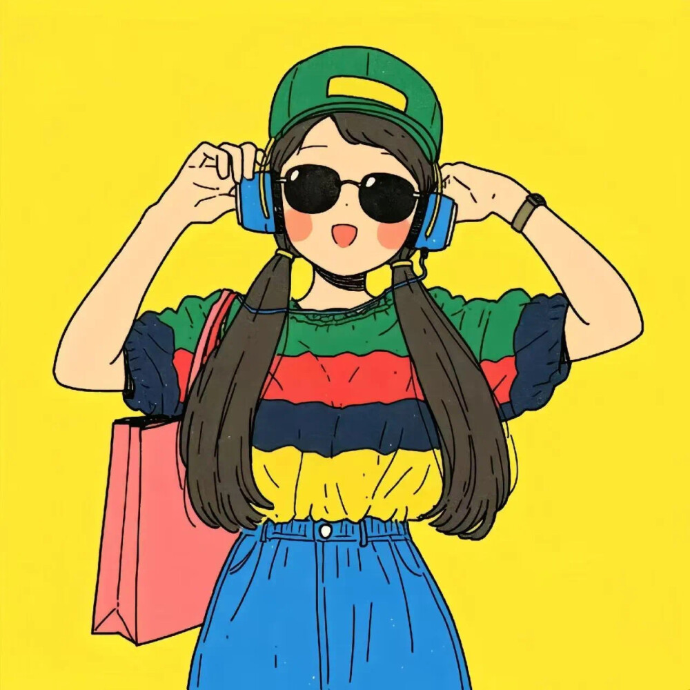 可爱女生小众头像