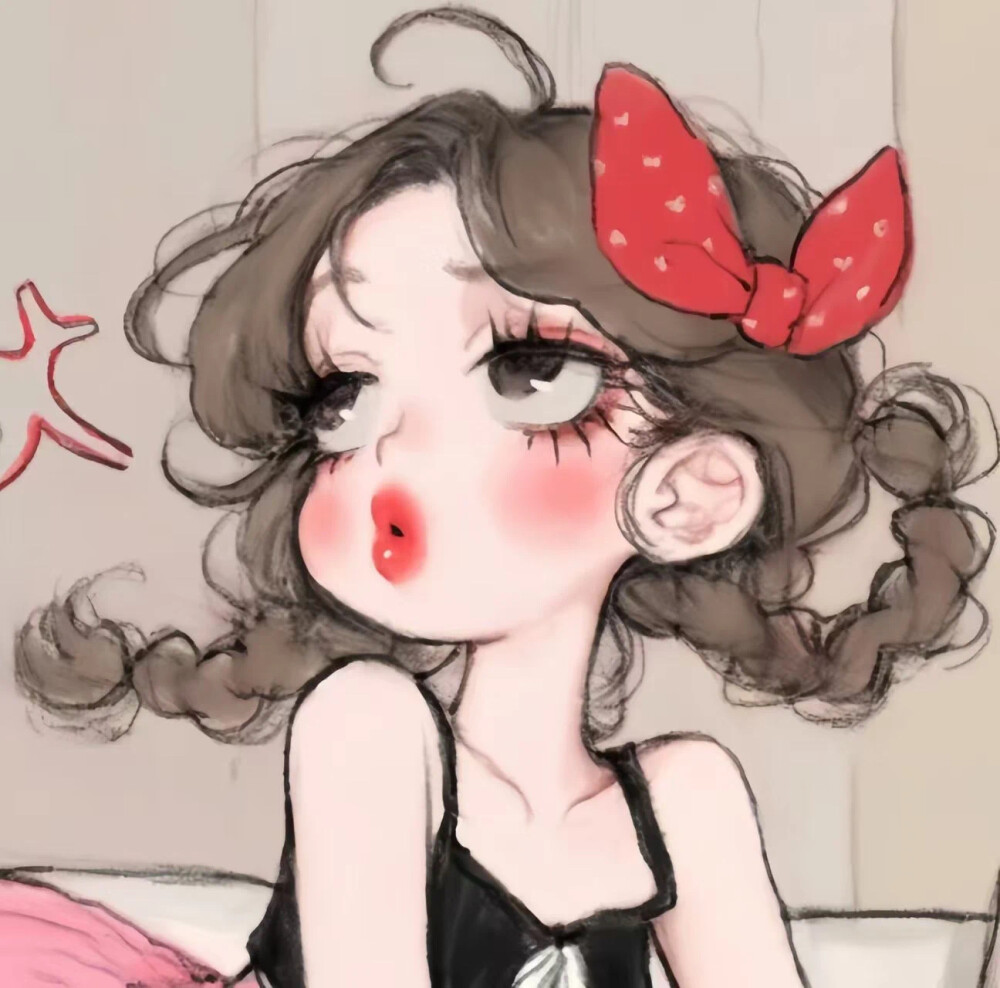 可爱女生小众头像