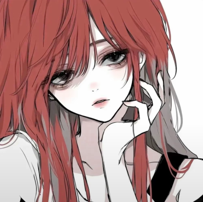 红色系女头 动漫女头