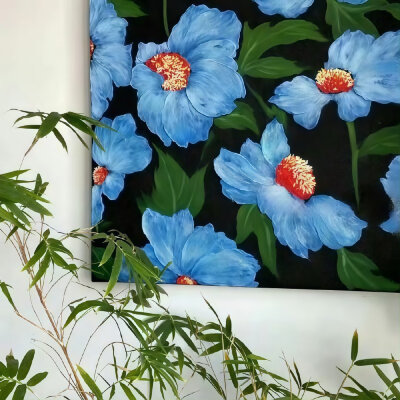 蓝色调