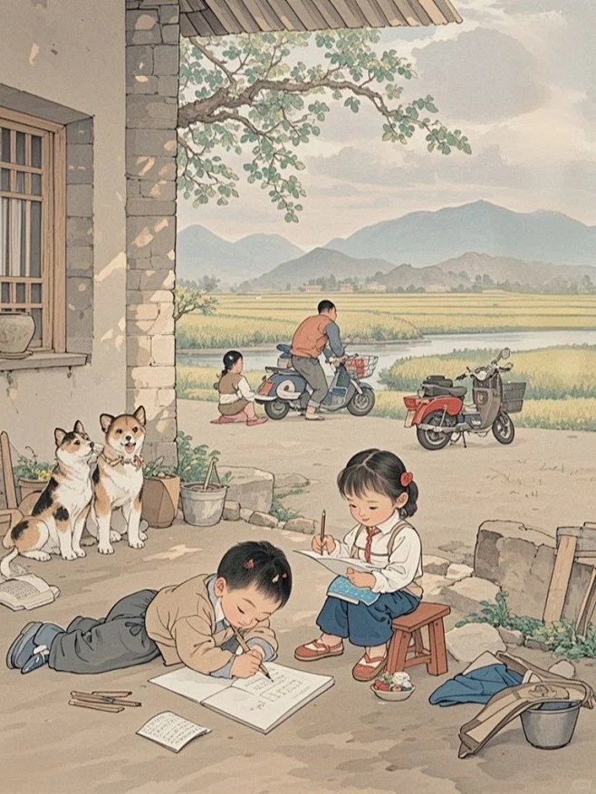 小时候