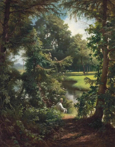 亨利・比瓦（Henri Biva）1848 年生于巴黎蒙马特，1929 年逝于巴黎。这位法国后印象派画家以细腻光影与诗意乡村闻名，被誉为 “巴黎西郊的田园诗人”，作品融合现实与自然主义，获法国荣誉军团骑士勋章。