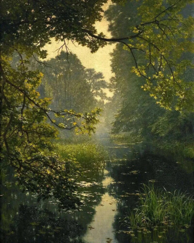 亨利・比瓦（Henri Biva）1848 年生于巴黎蒙马特，1929 年逝于巴黎。这位法国后印象派画家以细腻光影与诗意乡村闻名，被誉为 “巴黎西郊的田园诗人”，作品融合现实与自然主义，获法国荣誉军团骑士勋章。