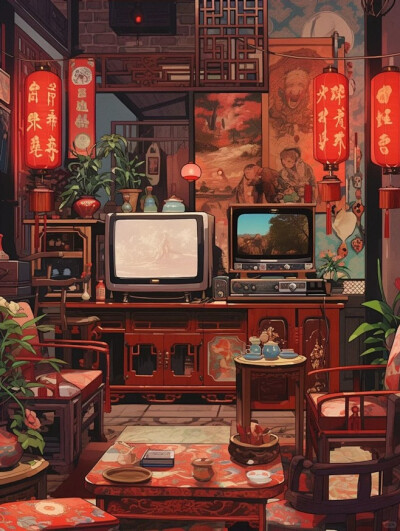 复古 场景