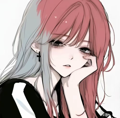 红色系女头 动漫女头