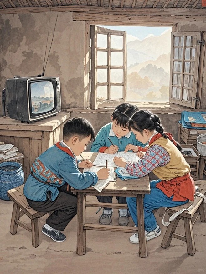 小时候