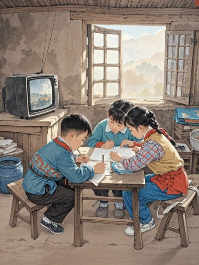 小时候
