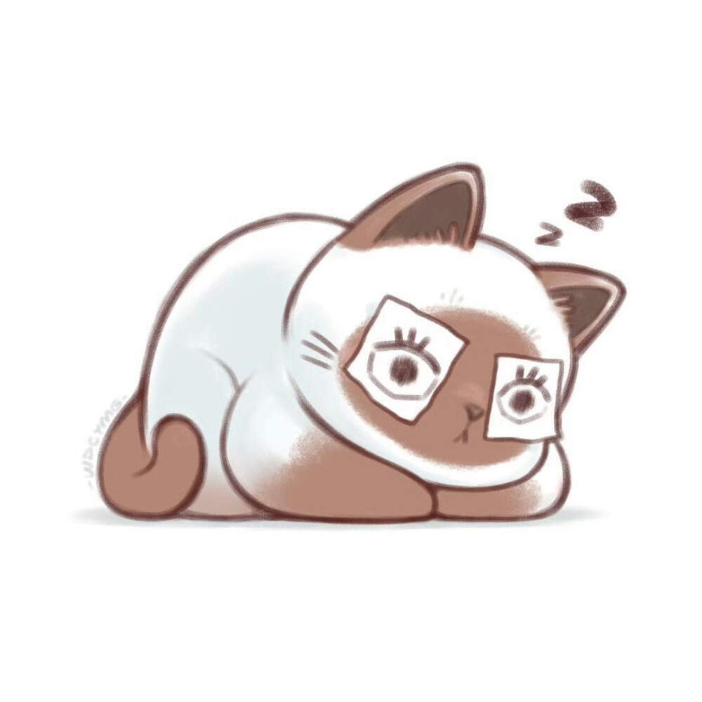 摆烂的猫咪头像