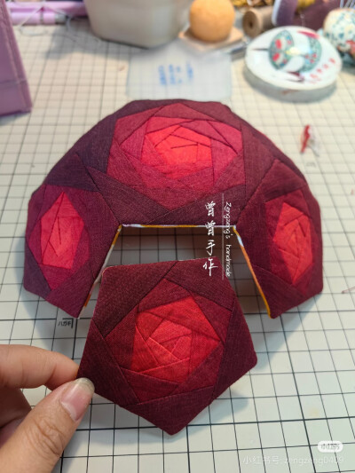 玫瑰拼布