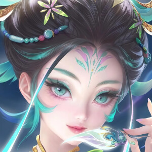 王者荣耀‖妲己脸贴素材