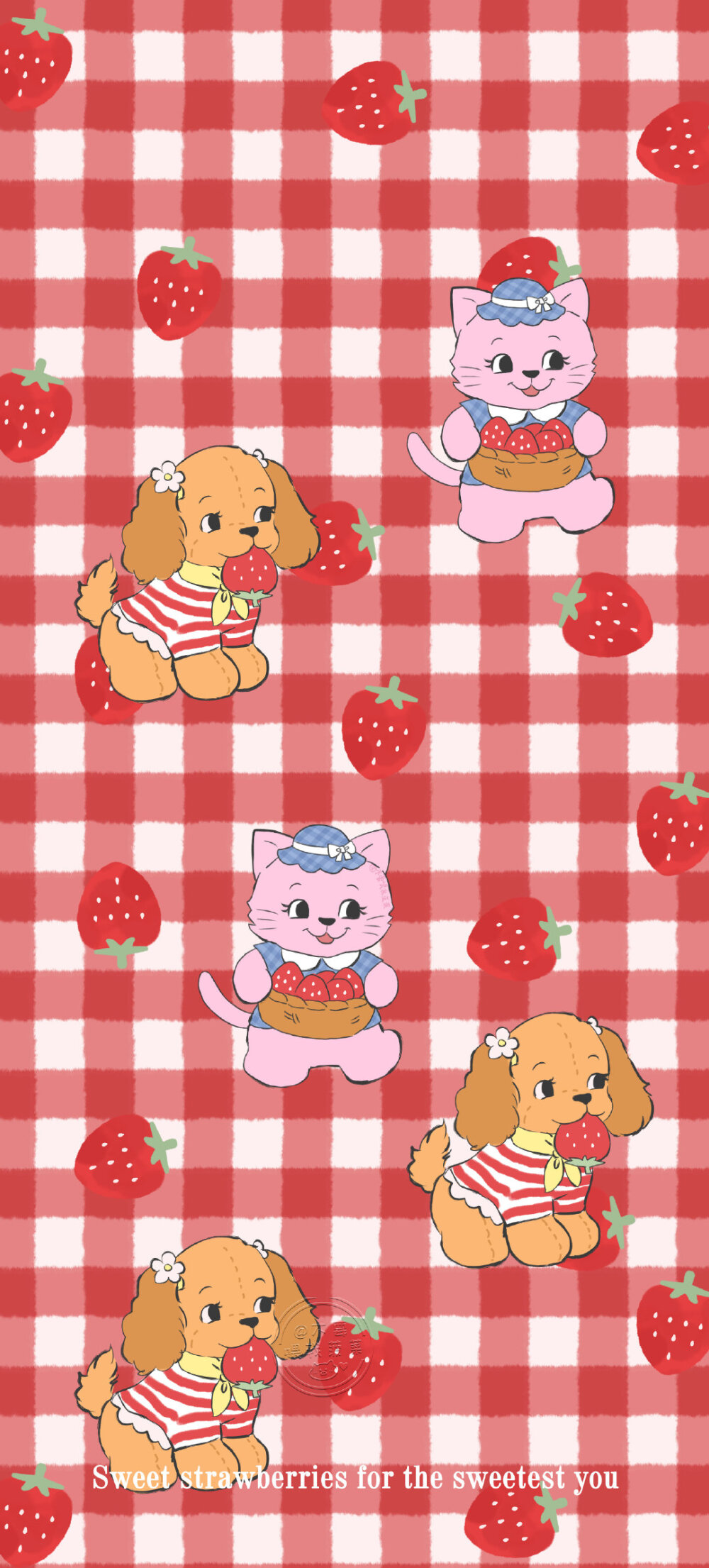 复古小动物玩偶壁纸