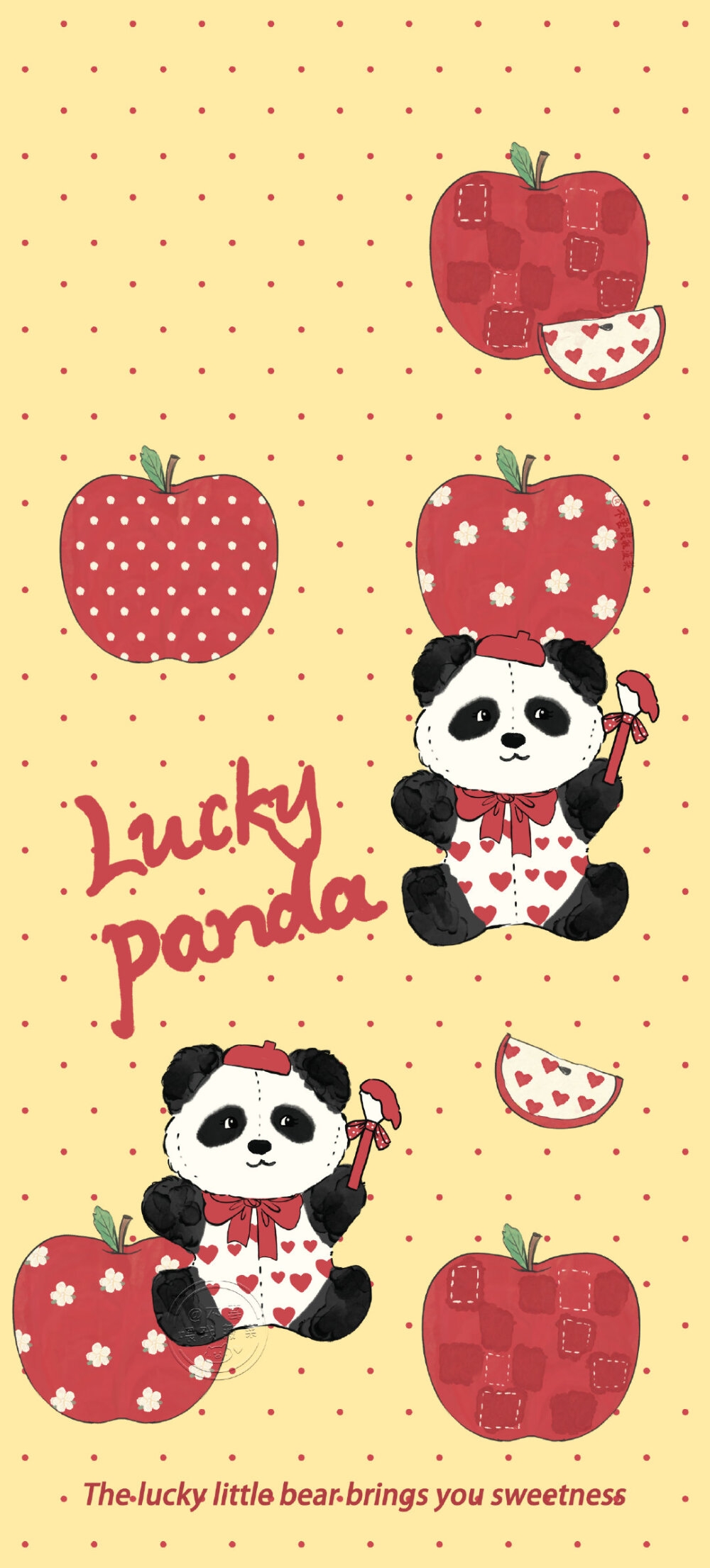 复古小动物玩偶壁纸