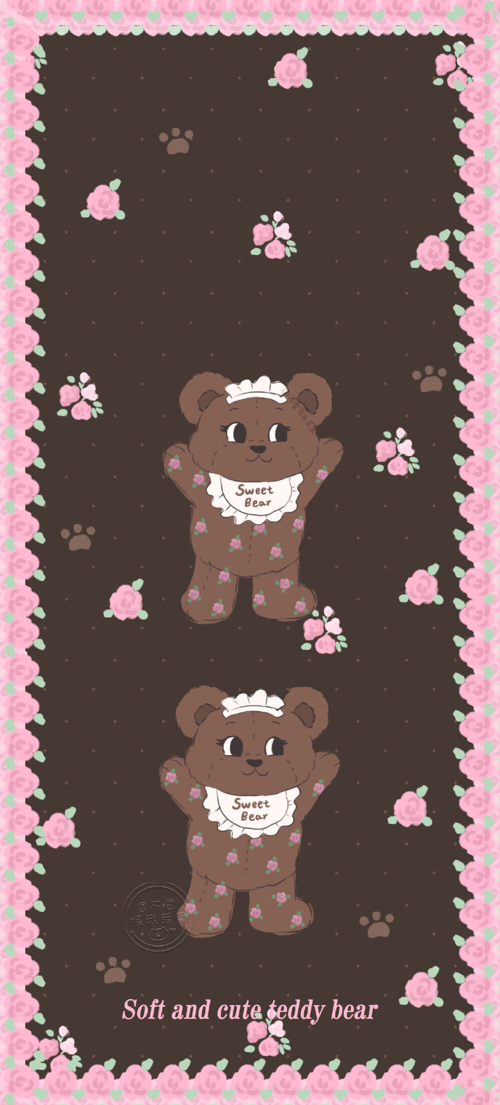 复古小动物玩偶壁纸