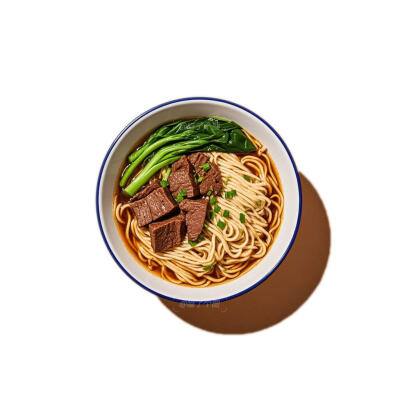 牛肉面白底头像