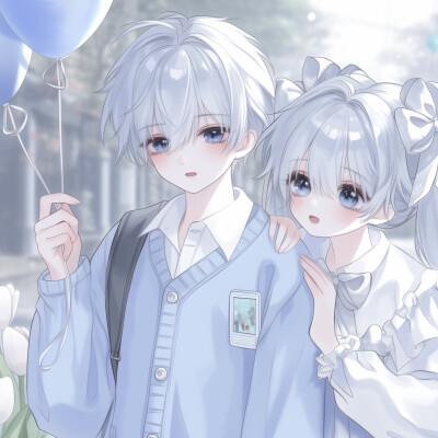 情侣头像
图源：Ai绘图